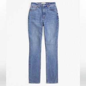 Abercrombie and Fitch ultra high rise 90’s slim straight curve love 27